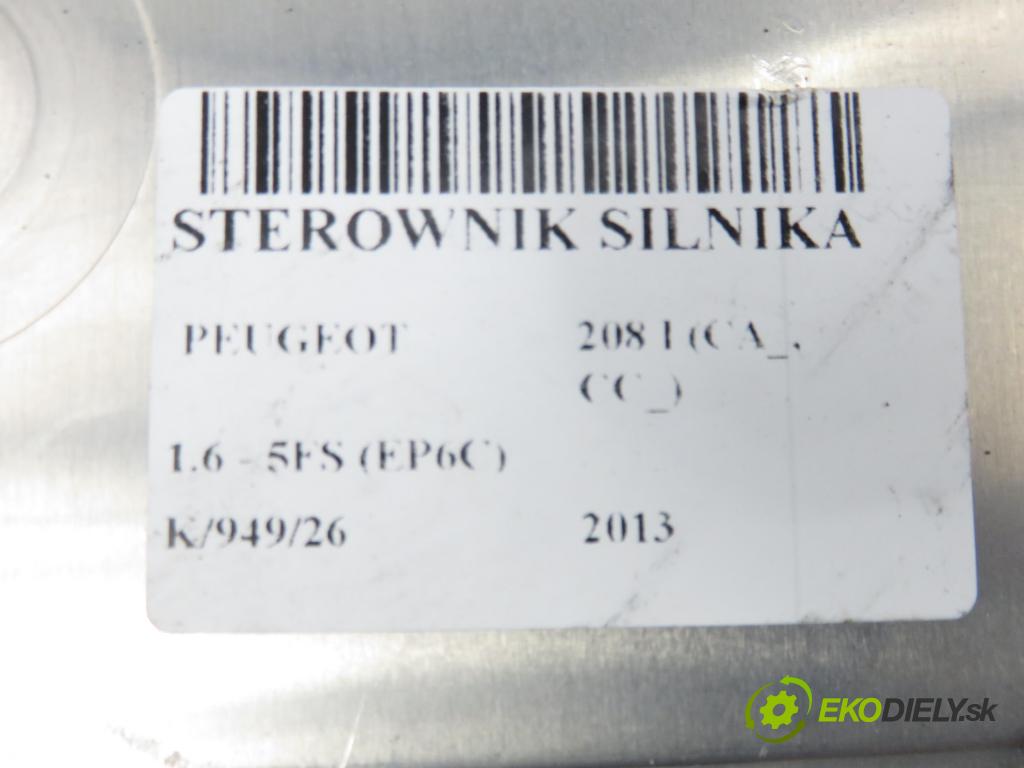 PEUGEOT 208 I (CA_, CC_) HB 2013 88,00 1.6 - 5FS (EP6C) 1598,00 Riadiaca jednotka Motor 9678495980 ; 0261S06494 ; 9666319180