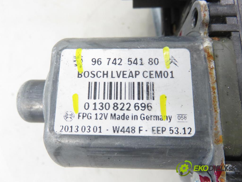 PEUGEOT 208 I (CA_, CC_) HB 2013 88,00 1.6 - 5FS (EP6C) 1598,00 mechanismus oken PPE 9673154180 ; 9674254180 ; 0130822696