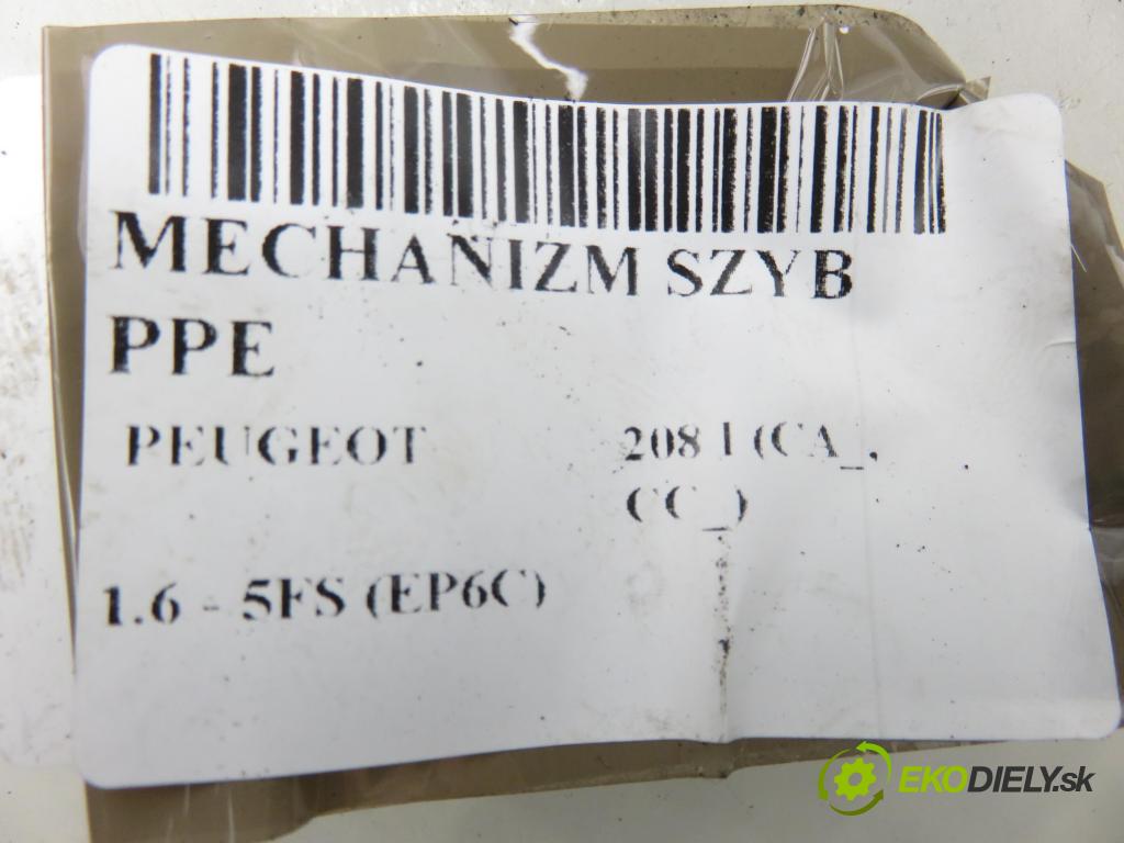 PEUGEOT 208 I (CA_, CC_) HB 2013 88,00 1.6 - 5FS (EP6C) 1598,00 mechanismus oken PPE 9673154180 ; 9674254180 ; 0130822696