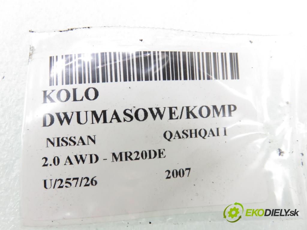 NISSAN QASHQAI / QASHQAI +2 I (J10, JJ10) CROSSOVER 2007 104,00 2.0 AWD - MR20DE 1997,00 řemenice DUAL MASS / COMP ADN13295N ; 12310ET000