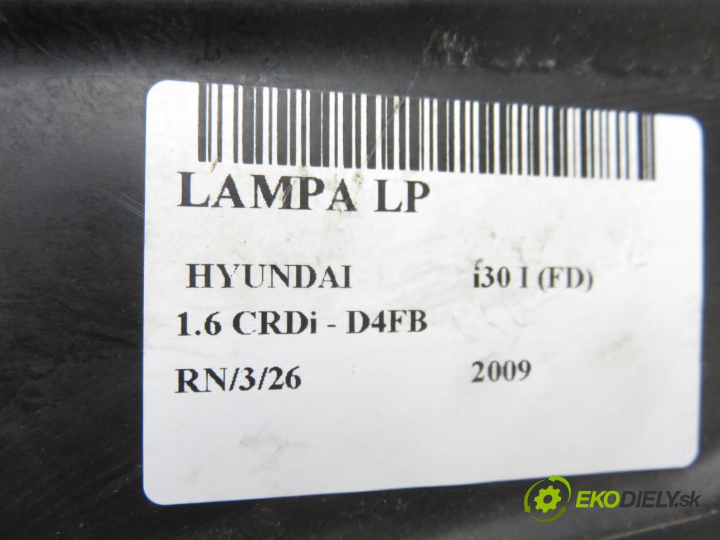 HYUNDAI i30 (FD) HB 2009 66,00 1.6 CRDi - D4FB 1582,00 Svetlo LP 921012R000