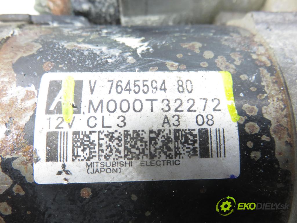PEUGEOT 208 I (CA_, CC_) HB 2013 88,00 1.6 VTI - 5FS (EP6C) 1598,00 startér V764559480 ; M000T32272 (Startér)