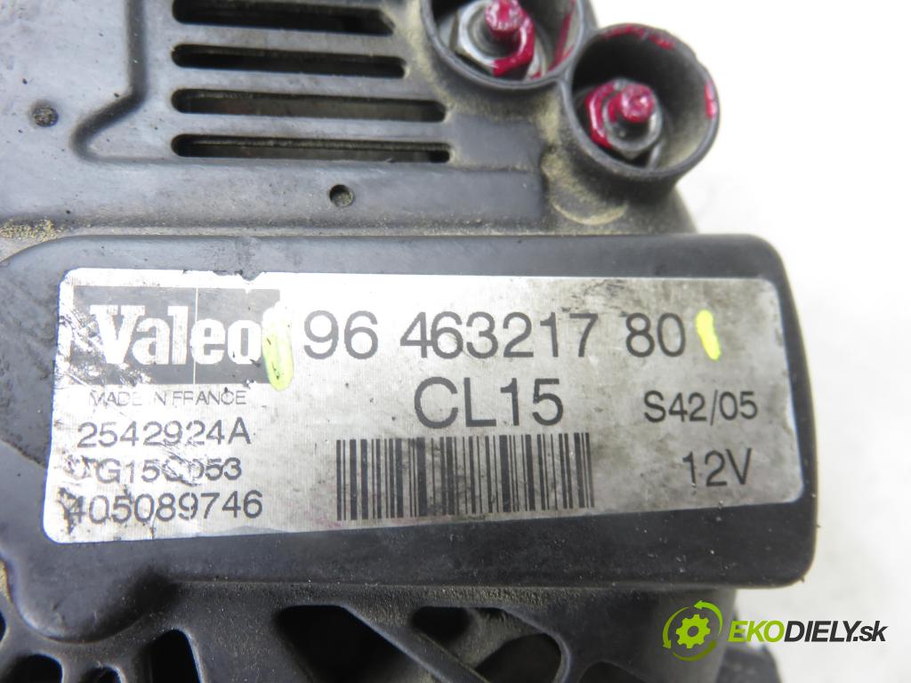 PEUGEOT 307 (3A/C) HB 2005 80,00 1.6 HDi 110 1560,00 Alternátor 9646321780 (Alternátor)