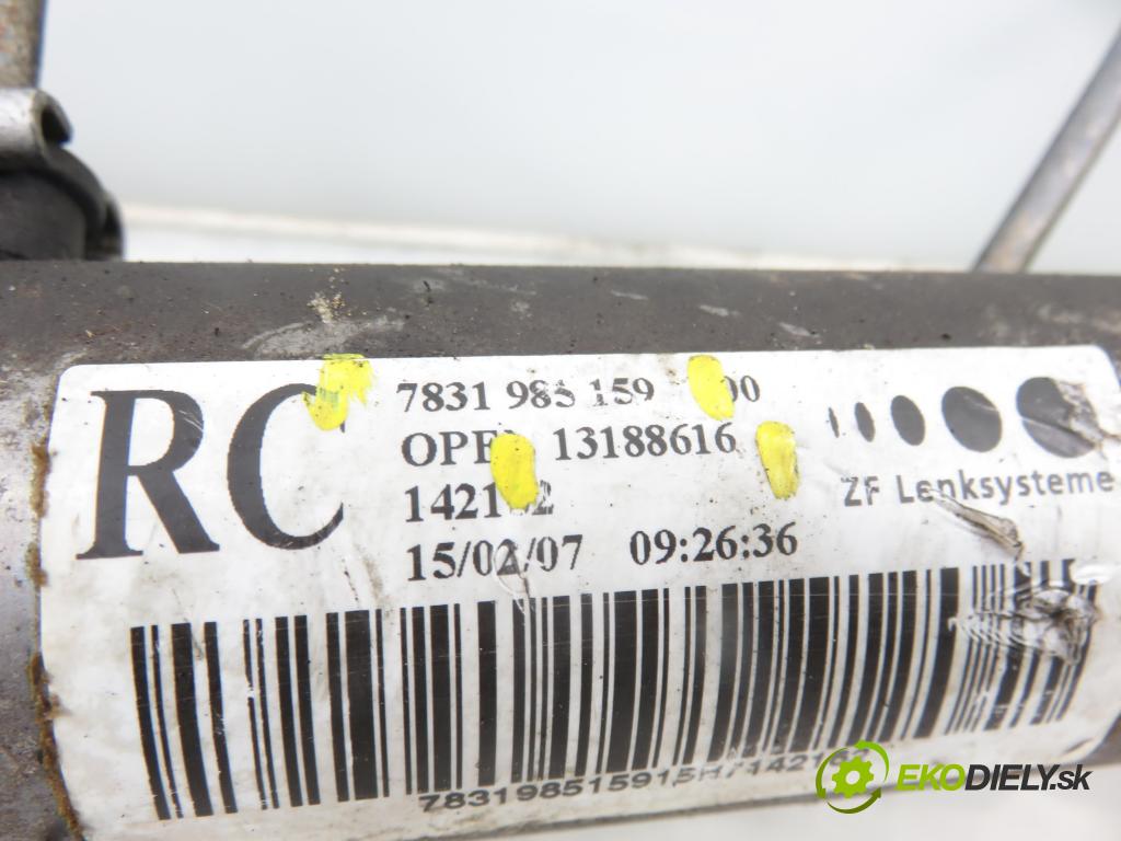 OPEL ZAFIRA B (A05) MINIVAN 2007 88,00 1.9 CDTI 8V 120 - Z 19 DT 1910,00 Riadenie ZE riadením 13188616 ; 7831985159