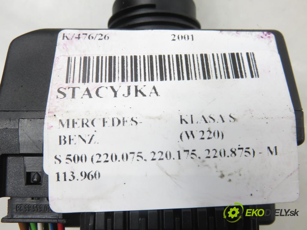 MERCEDES-BENZ KLASA S (W220) SEDAN 2001 0,00 S 500 (220.075, 220.175, 220.875) - M 113.960 4966,00 spínačka 2155450008 (Spínací skříňka)