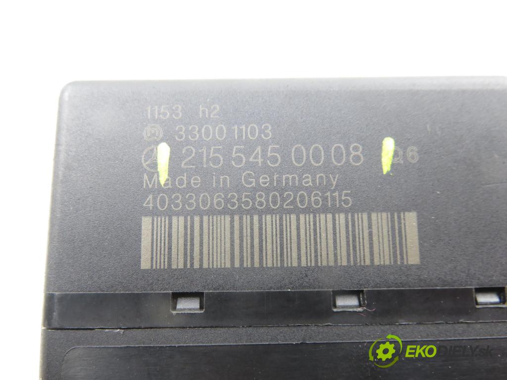 MERCEDES-BENZ KLASA S (W220) SEDAN 2001 0,00 S 500 (220.075, 220.175, 220.875) - M 113.960 4966,00 spínačka 2155450008 (Spínací skříňka)