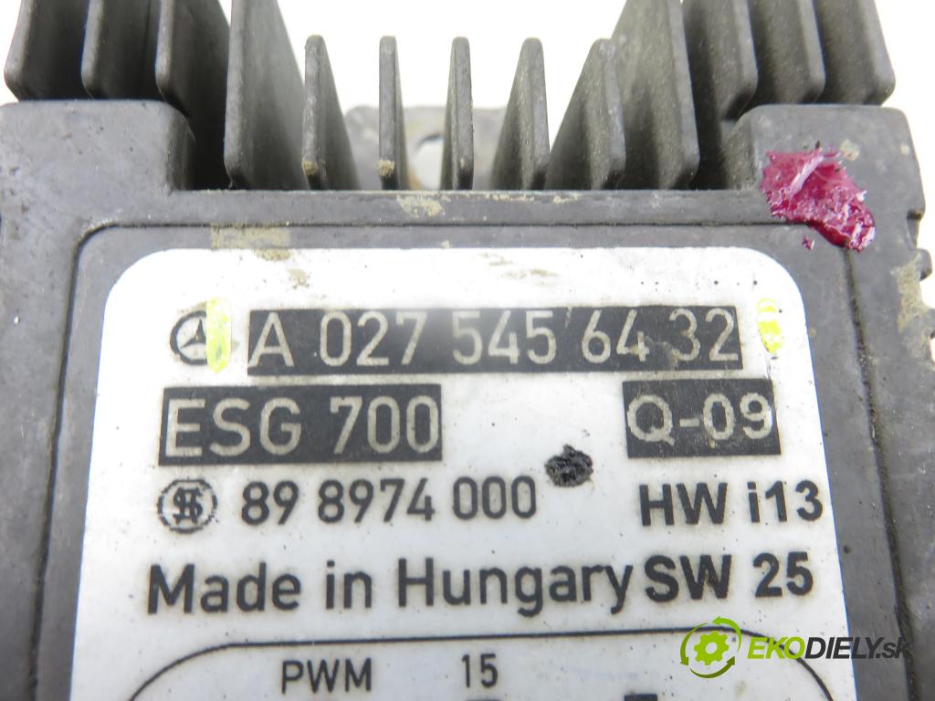 MERCEDES-BENZ KLASA S (W220) SEDAN 2001 0,00 S 500 (220.075, 220.175, 220.875) - M 113.960 4966,00 Riadiaca jednotka 0275456432