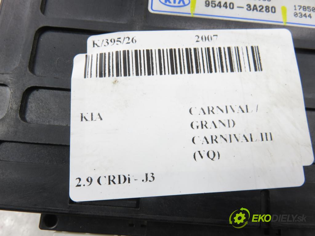 KIA CARNIVAL / GRAND CARNIVAL III (VQ) MINIVAN 2007 136,00 2.9 CRDi - J3 2902,00 řídící jednotka převodovky 954403A280 ; 9090930344A0