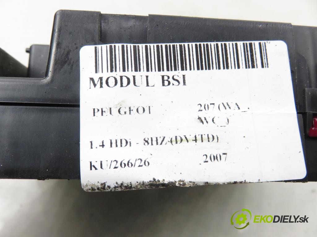 PEUGEOT 207 (WA_, WC_) HB 2007 50,00 1.4 HDi - 8HZ (DV4TD) 1398,00 MODUL BSI 9659285380