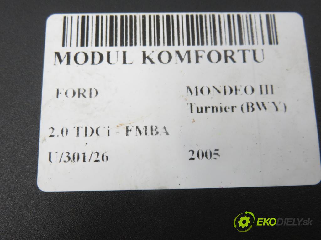 FORD MONDEO III Turnier (BWY) KOMBI 2005 96,00 2.0 TDCi - FMBA 1998,00 MODUL komfortu 3S7T15K600SC ; 5WK48751F