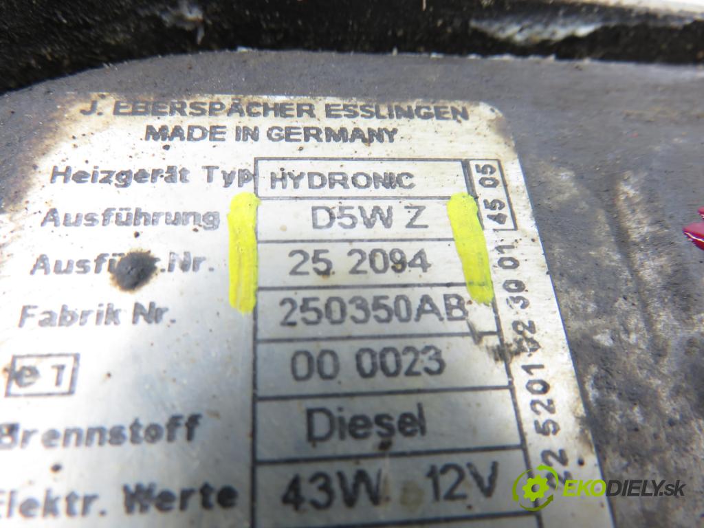 FORD MONDEO III Turnier (BWY) KOMBI 2005 96,00 2.0 TDCi - FMBA 1998,00 Webasto D5WZ ; 252094 (Webasto (nezávislé topení))