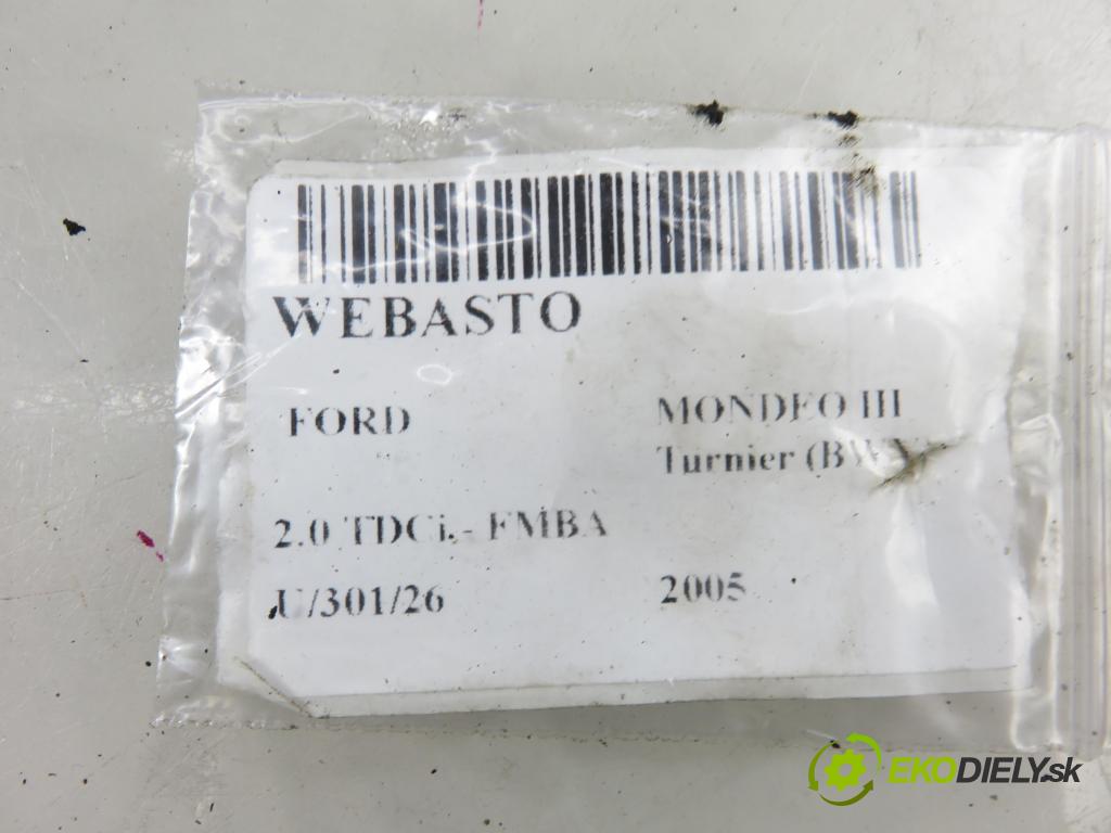 FORD MONDEO III Turnier (BWY) KOMBI 2005 96,00 2.0 TDCi - FMBA 1998,00 Webasto D5WZ ; 252094 (Webasto (nezávislé topení))