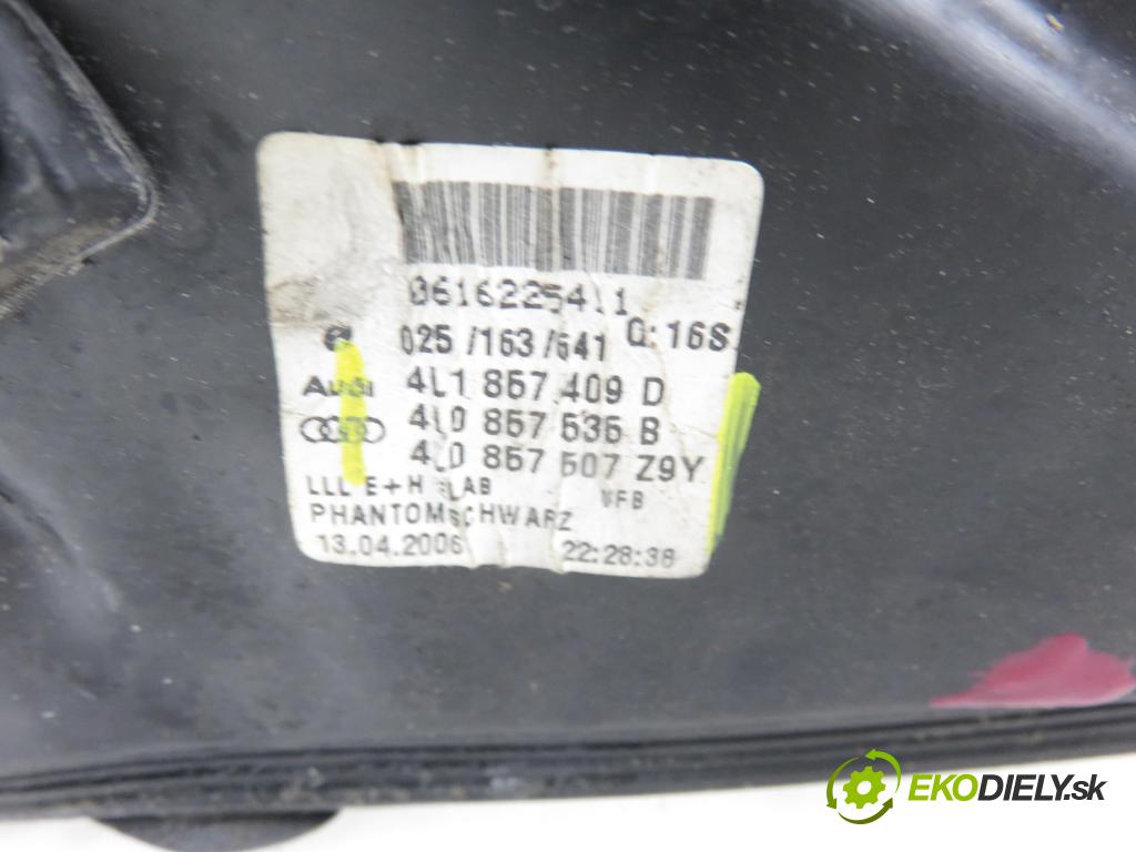 AUDI Q7 (4L) SUV 2008 257,00 4.2 FSI quattro - BAR 4163,00 zpětné zrcátko LE 4L1857409D ; 4L0857535B ; 4L0857507Z9Y