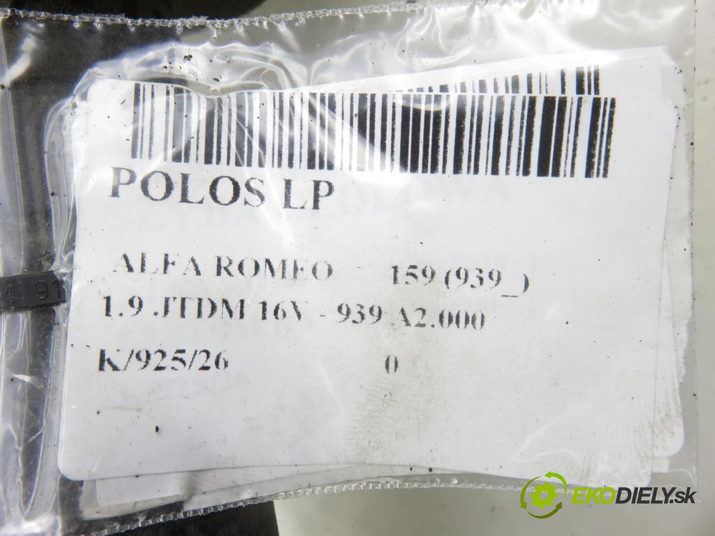 ALFA ROMEO 159 (939_) SEDAN 2007 110,00 1.9 JTDM 16V - 939 A2.000 1910,00 poloos LP 