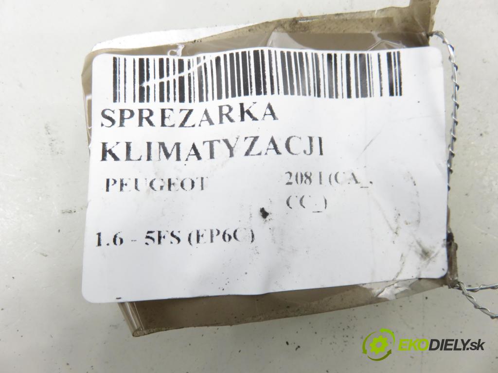 PEUGEOT 208 I (CA_, CC_) HB 2013 88,00 1.6 - 5FS (EP6C) 1598,00 KOMPRESOR: klimatizace 9678656080 (Kompresor klimatizace)
