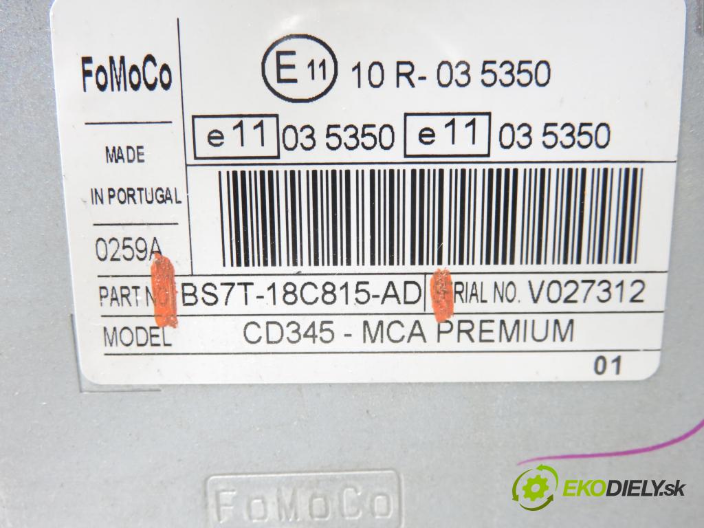 FORD MONDEO IV Turnier (BA7) KOMBI 2011 85,00 1.6 TDCi - T1BA 1560,00 RADIO CD BS7T18C815AD