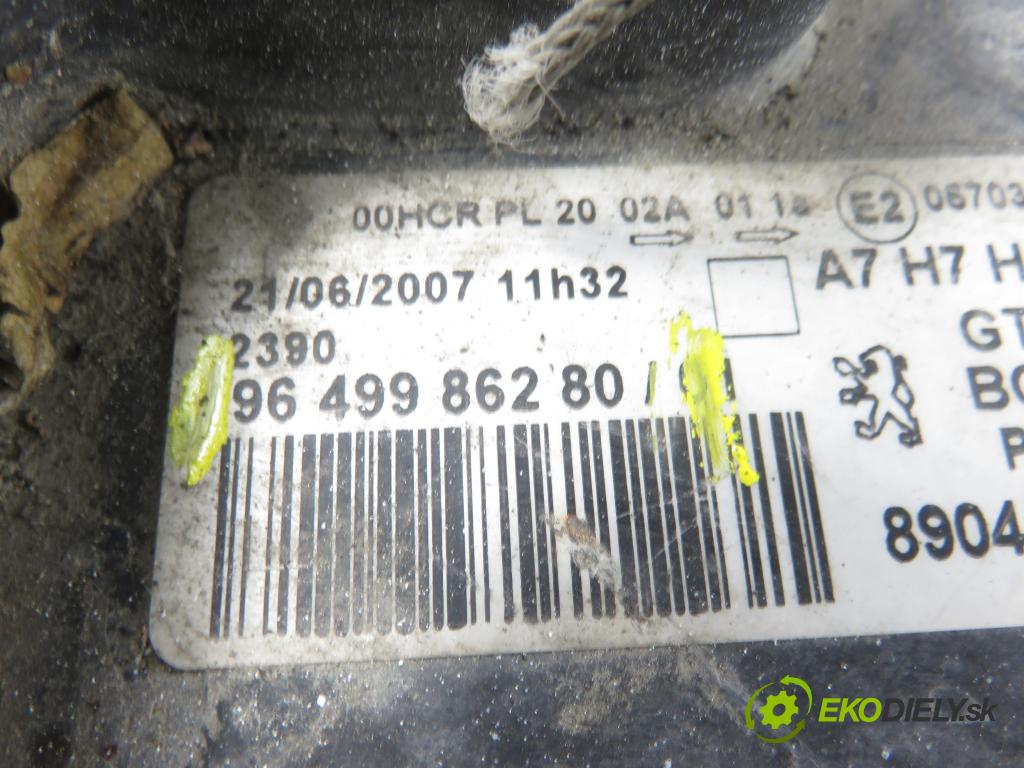 PEUGEOT 207 (WA_, WC_) HB 2007 65,00 1.4 16V - KFU (ET3J4) 1360,00 světlo LP 9649986280
