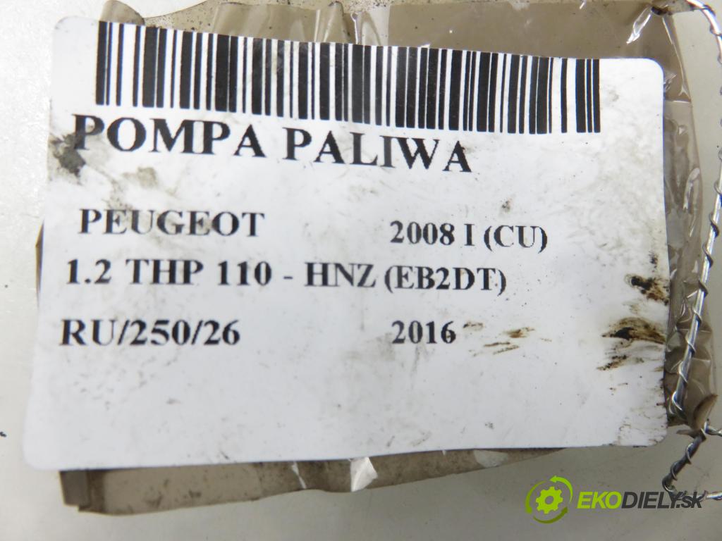 PEUGEOT 2008 I (CU_) CROSSOVER 2016 81,00 1.2 THP 110 - HNZ (EB2DT) 1199,00 Pumpa paliva 9813573780 ; A2C96593001