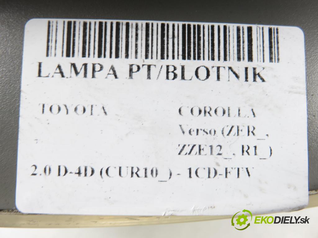 TOYOTA COROLLA Verso (ZER_, ZZE12_, R1_) MINIVAN 2005 85,00 2.0 D-4D (CUR10_) - 1CD-FTV 1995,00 světlo pravé zadní