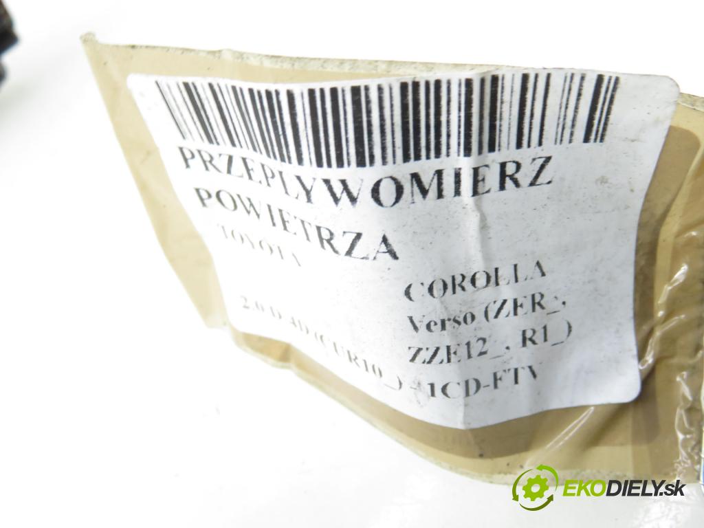 TOYOTA COROLLA Verso (ZER_, ZZE12_, R1_) MINIVAN 2005 85,00 2.0 D-4D (CUR10_) - 1CD-FTV 1995,00 váha vzduchu vzduchu 2220427010 ; AFH70M23