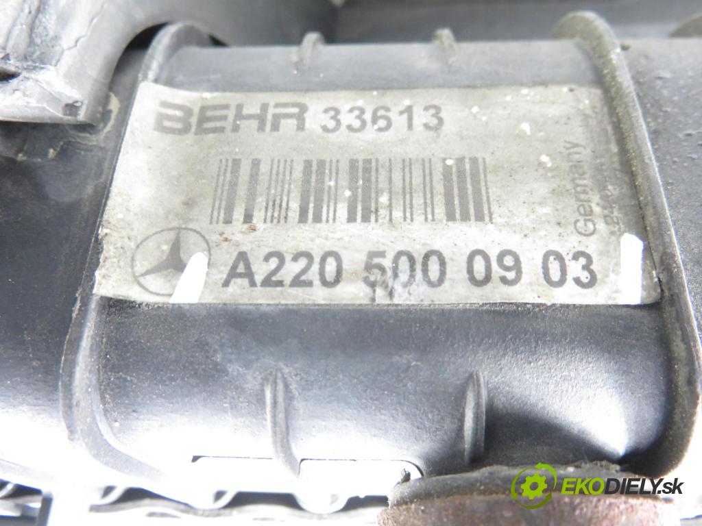 MERCEDES-BENZ KLASA S (W220) SEDAN 2001 0,00 S 500 (220.075, 220.175, 220.875) - M 113.960 4966,00 chladič vody A2205000903