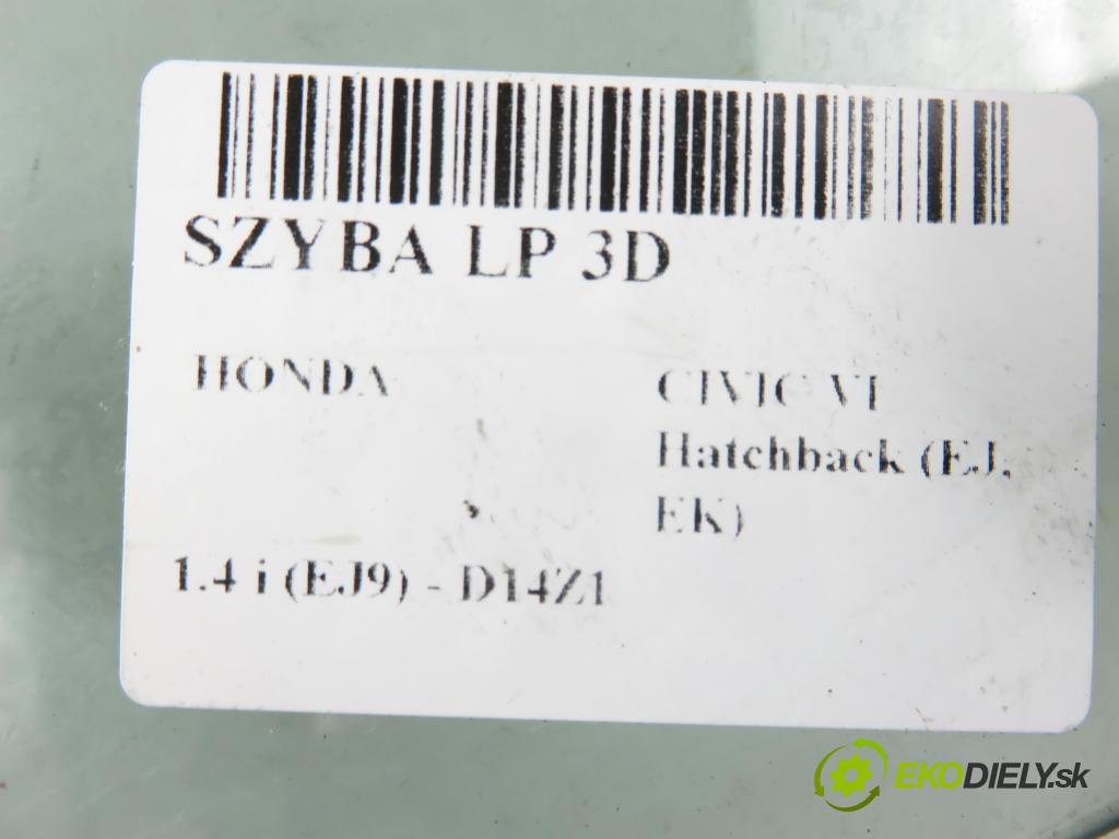 HONDA CIVIC VI Hatchback (EJ, EK) HB 1999 55,00 1.4 i (EJ9) - D14Z1 1396,00 okno PP 3D