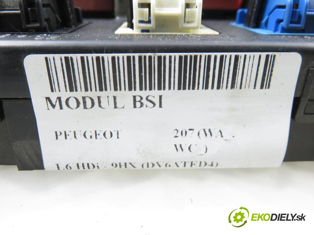 PEUGEOT 207 (WA_, WC_) HB 2007 66,00 1.6 HDi - 9HX (DV6ATED4) 1560,00 MODUL BSI 9659285380