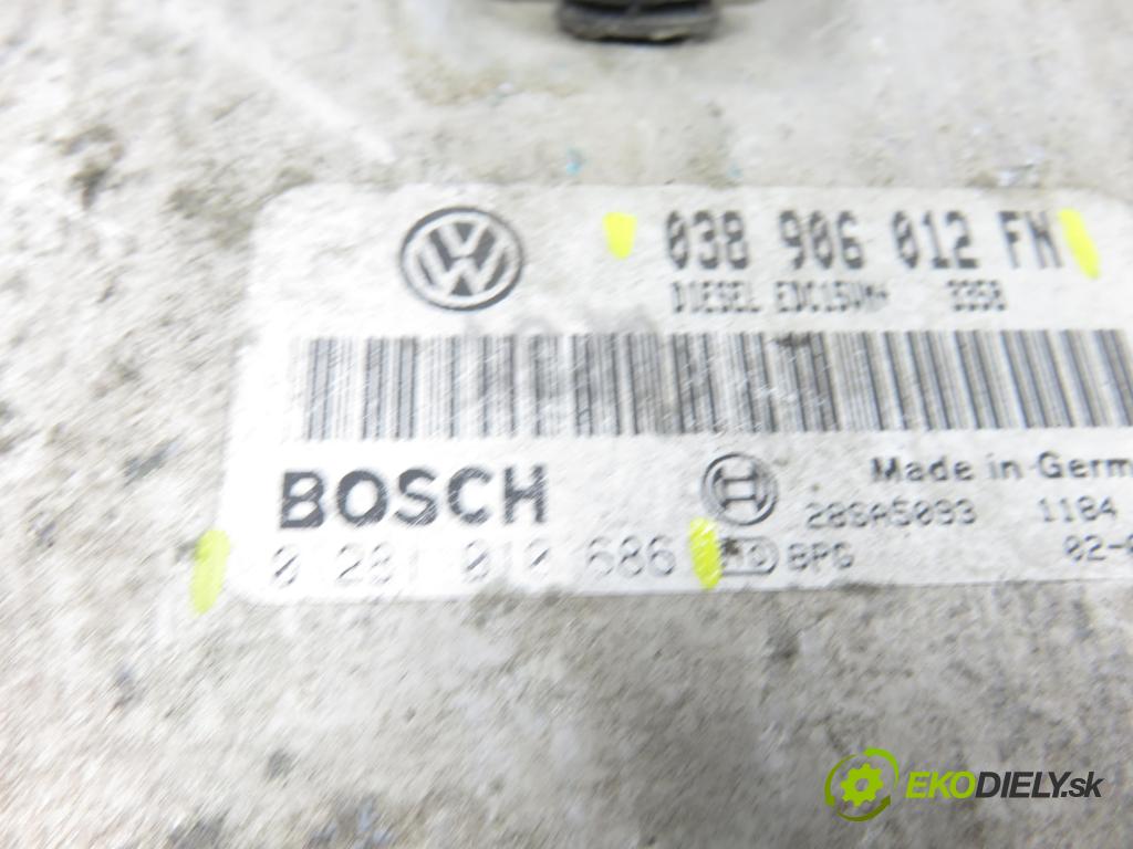 SEAT LEON (1M1) HB 2002 66,00 1.9 TDI 90 - ALH 1896,00 řídící jednotka motora 038906012FN ; 0281010686