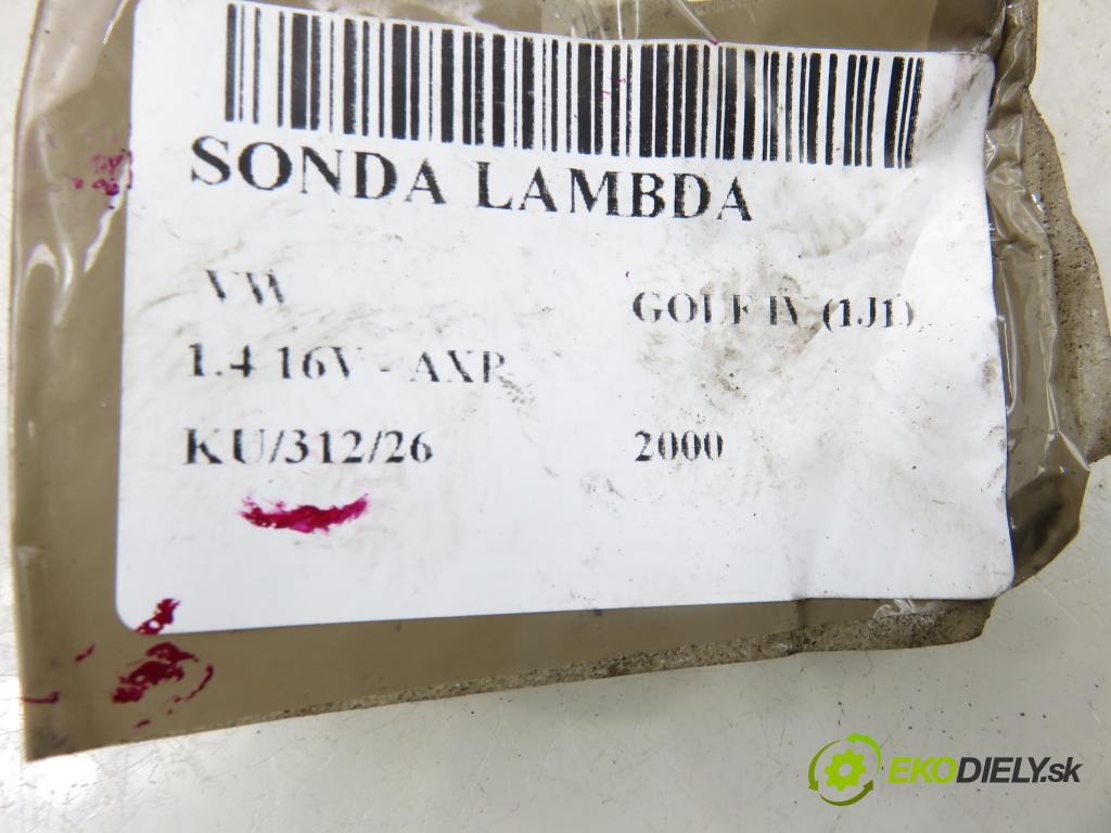VW GOLF IV (1J1) HB 2000 55,00 1.4 16V - AXP 1390,00 sonda lambda 0258007351 (Lambda sonda)