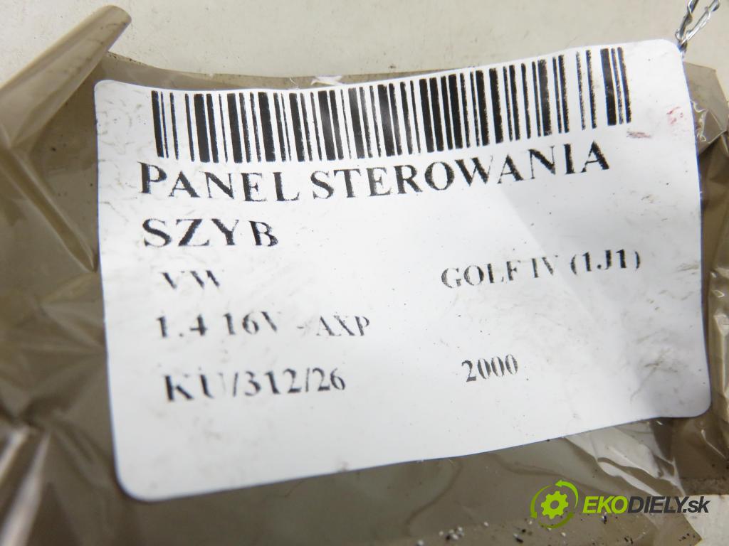 VW GOLF IV (1J1) HB 2000 55,00 1.4 16V - AXP 1390,00 Panel ovládania okien 1J3959857B