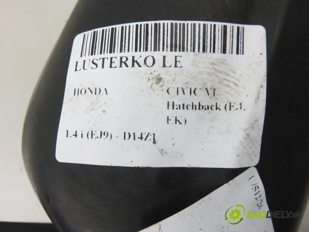 HONDA CIVIC VI Hatchback (EJ, EK) HB 1999 55,00 1.4 i (EJ9) - D14Z1 1396,00 zpětné zrcátko LE