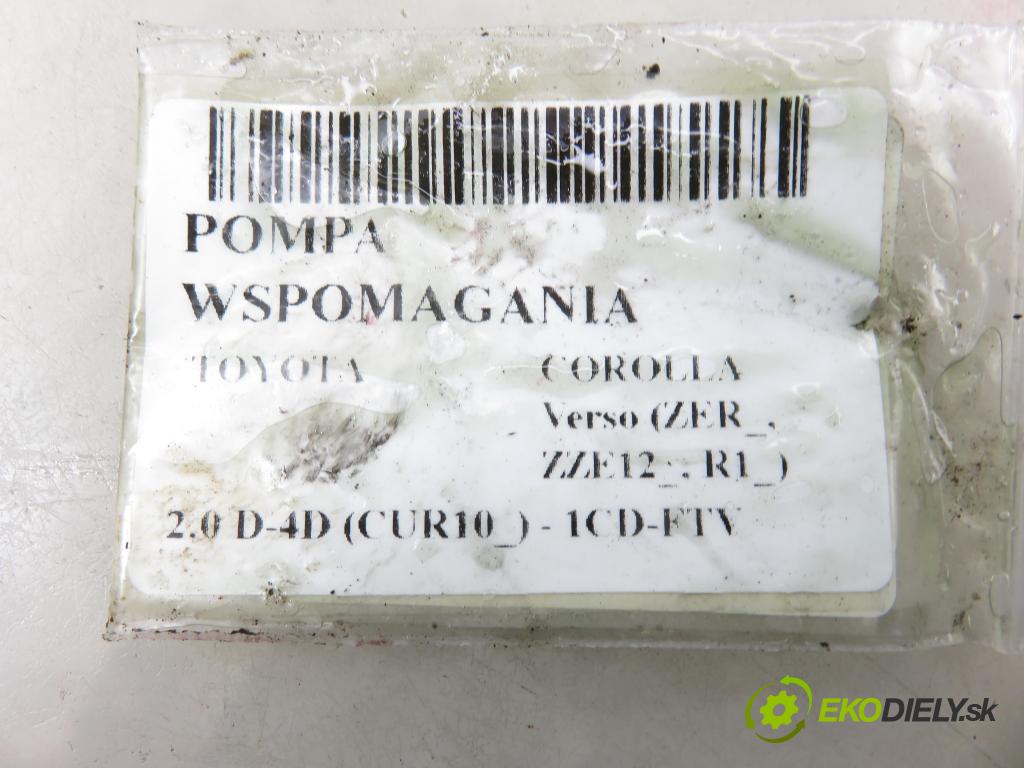 TOYOTA COROLLA Verso (ZER_, ZZE12_, R1_) MINIVAN 2005 85,00 2.0 D-4D (CUR10_) - 1CD-FTV 1995,00 pumpa servočerpadlo  (Servočerpadlo)
