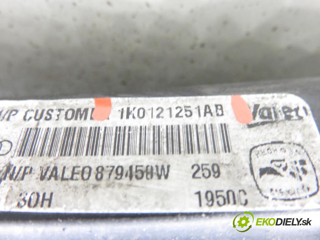 VW GOLF VI Variant (AJ5) KOMBI 2010 77,00 1.6 TDI - CAYC 1598,00 chladič vody 1K0121251AB