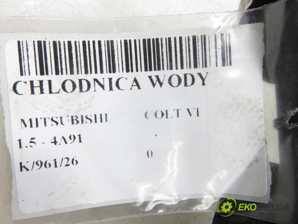 MITSUBISHI COLT VI (Z3_A, Z2_A) HB 2005 80,00 1.5 - 109 4A91 1499,00 chladič vody