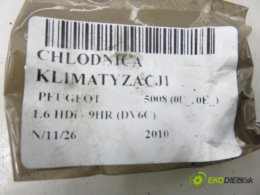 PEUGEOT 5008 (0U_, 0E_) VAN 2010 82,00 1.6 HDi - 112 9HR (DV6C) 1560,00 chladič klimatizácie  (Chladič klimatizácie)