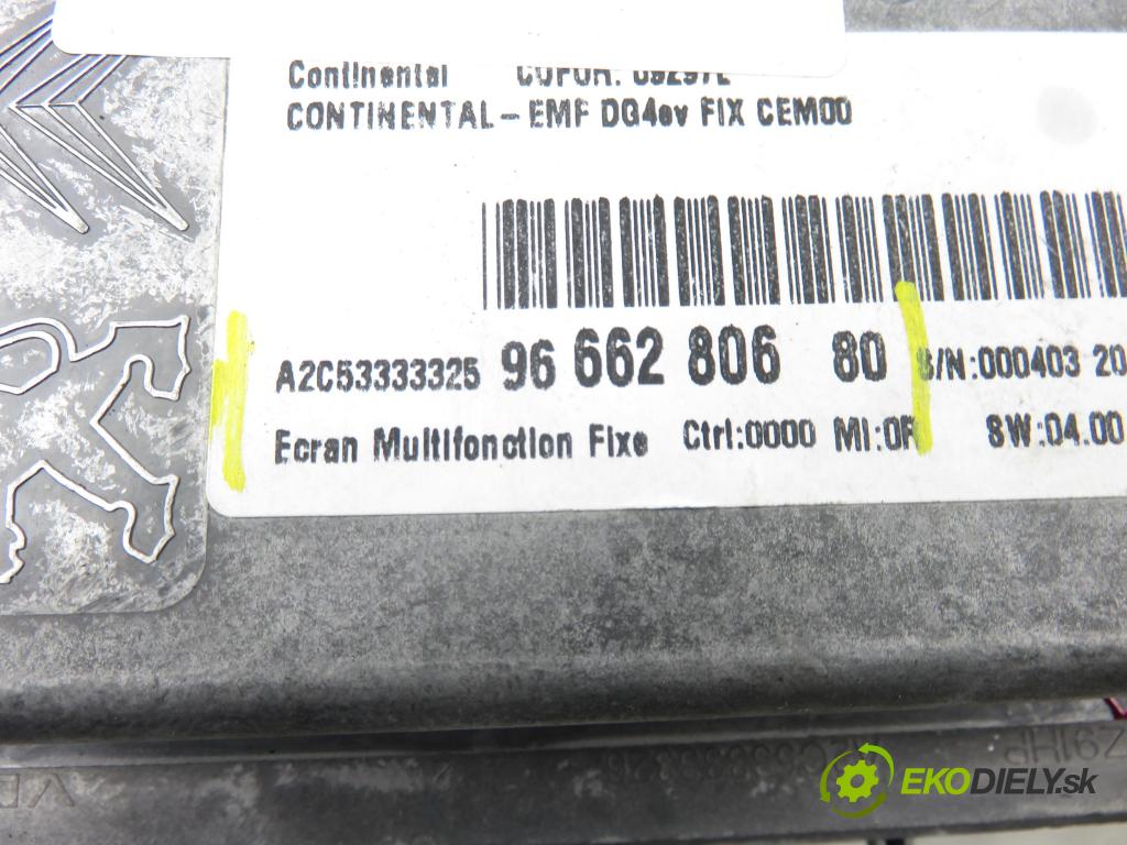CITROEN C5 III Break (RW_) KOMBI 2010 177,00 3.0 HDi 240 - DT20C 2993,00 ZOBRAZIT: 9666280680 ; A2C53333325
