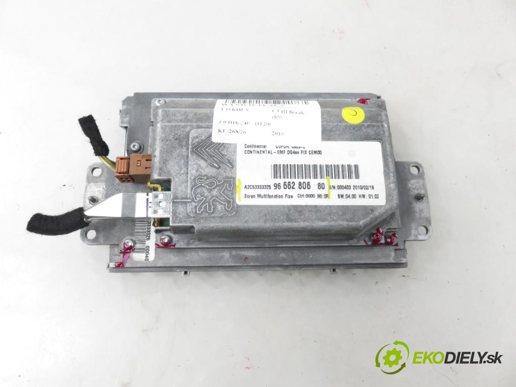 CITROEN C5 III Break (RW_) KOMBI 2010 177,00 3.0 HDi 240 - DT20C 2993,00 ZOBRAZIT: 9666280680 ; A2C53333325