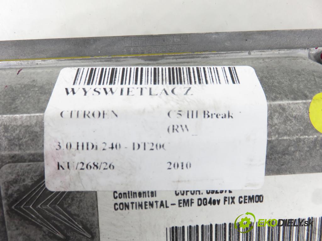 CITROEN C5 III Break (RW_) KOMBI 2010 177,00 3.0 HDi 240 - DT20C 2993,00 ZOBRAZIT: 9666280680 ; A2C53333325