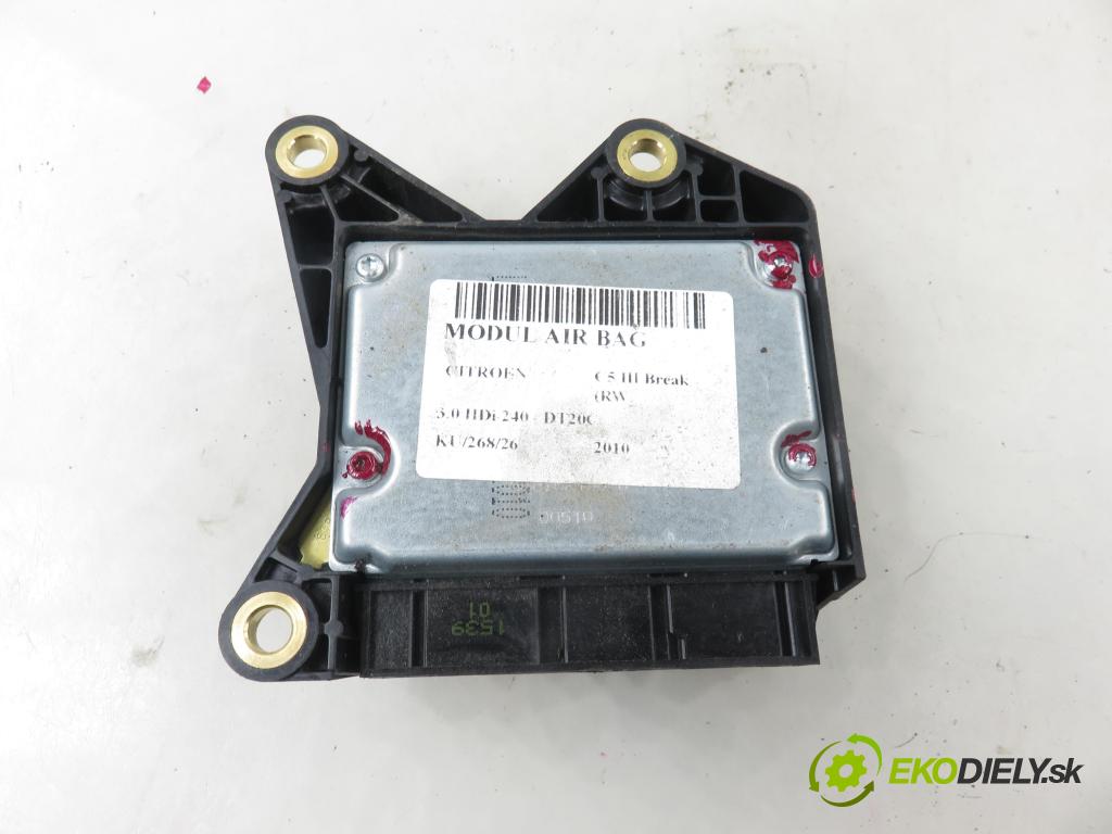 CITROEN C5 III Break (RW_) KOMBI 2010 177,00 3.0 HDi 240 - DT20C 2993,00 MODUL air BAG 9673520480 ; 619907200