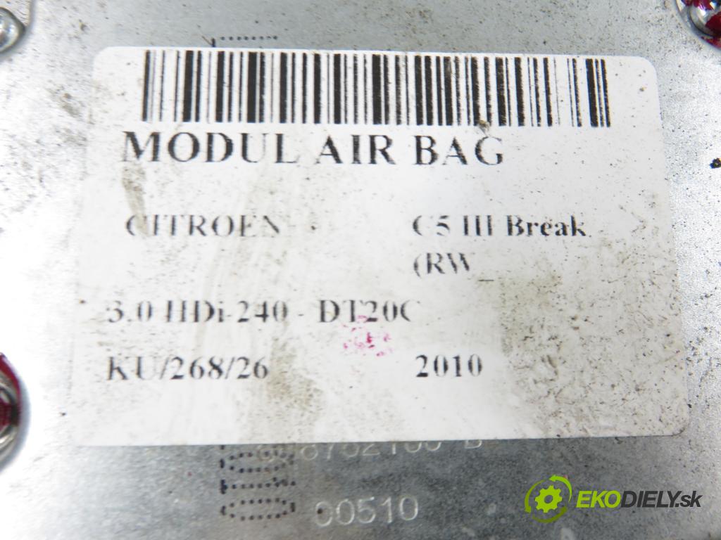 CITROEN C5 III Break (RW_) KOMBI 2010 177,00 3.0 HDi 240 - DT20C 2993,00 MODUL air BAG 9673520480 ; 619907200