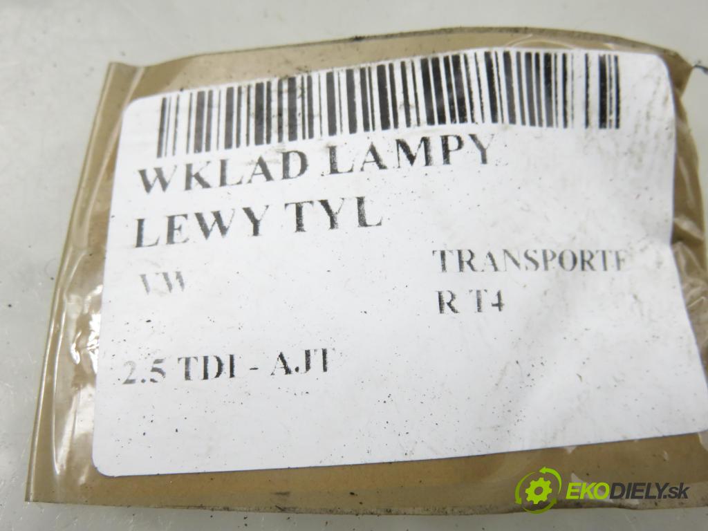 VW TRANSPORTER IV Skrzynia (70XA) FURGON 2001 65,00 2.5 TDI - AJT 2461,00 vložka svetla ľavy zadné 701945257