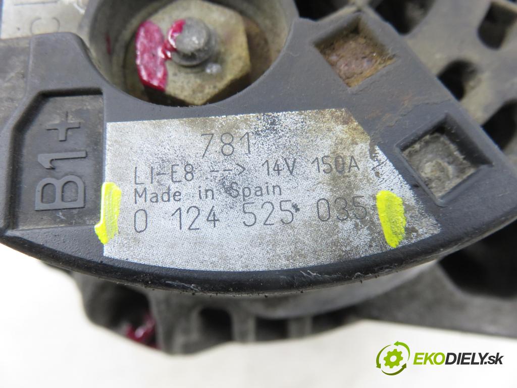 PEUGEOT 207 (WA_, WC_) HB 2007 50,00 1.4 HDi 8V 68 - 8HZ 1398,00 Alternátor 9646321880 ; 0124525035 (Alternátor)
