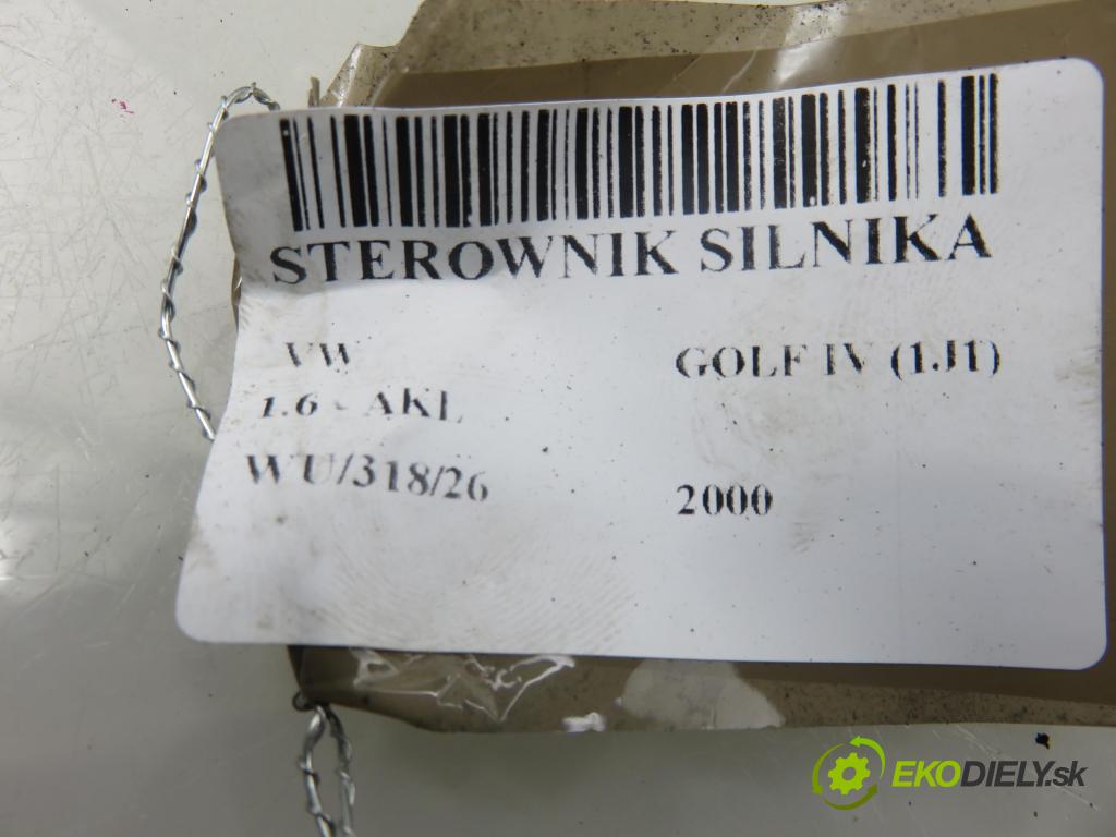 VW GOLF IV (1J1) HB 2000 74,00 1.6 - AKL 1595,00 řídící jednotka motora 06A906019BF ; 5WP485804