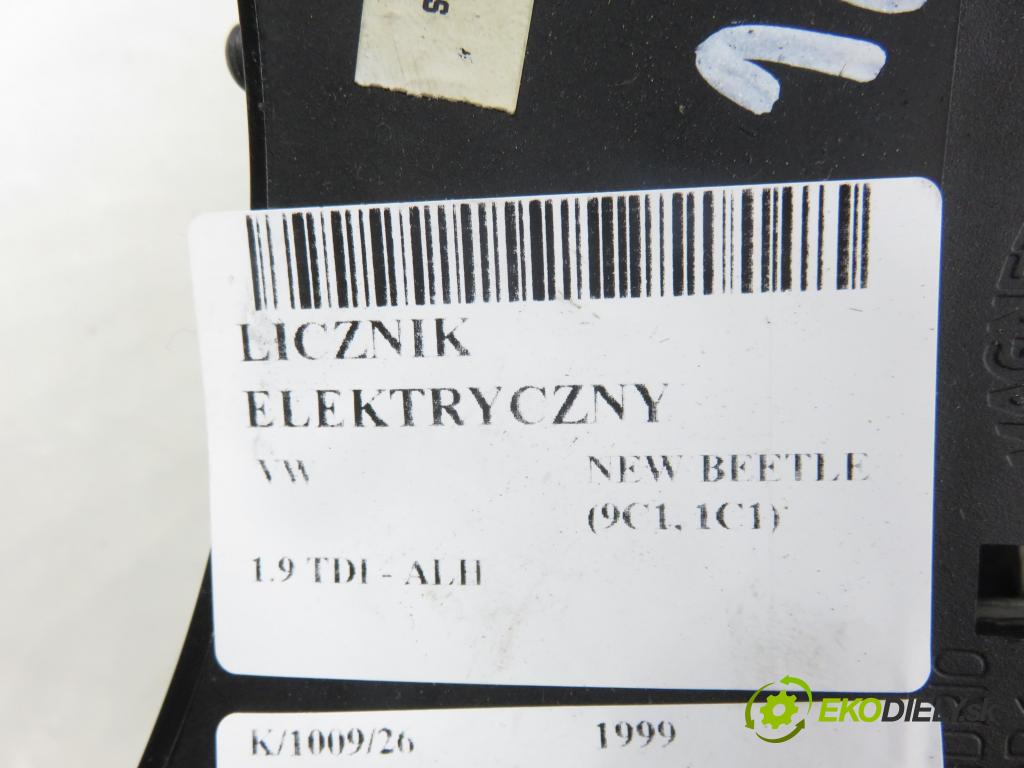 VW NEW BEETLE (9C1, 1C1) HB 1999 66,00 1.9 TDI - ALH 1896,00 Prístrojovka elektrický 1C0919861A