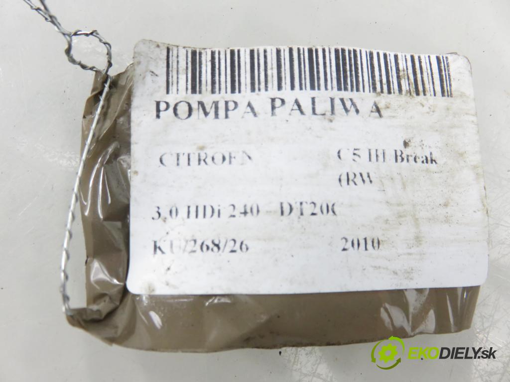 CITROEN C5 III Break (RW_) KOMBI 2010 177,00 3.0 HDi 240 - DT20C 2993,00 pumpa paliva