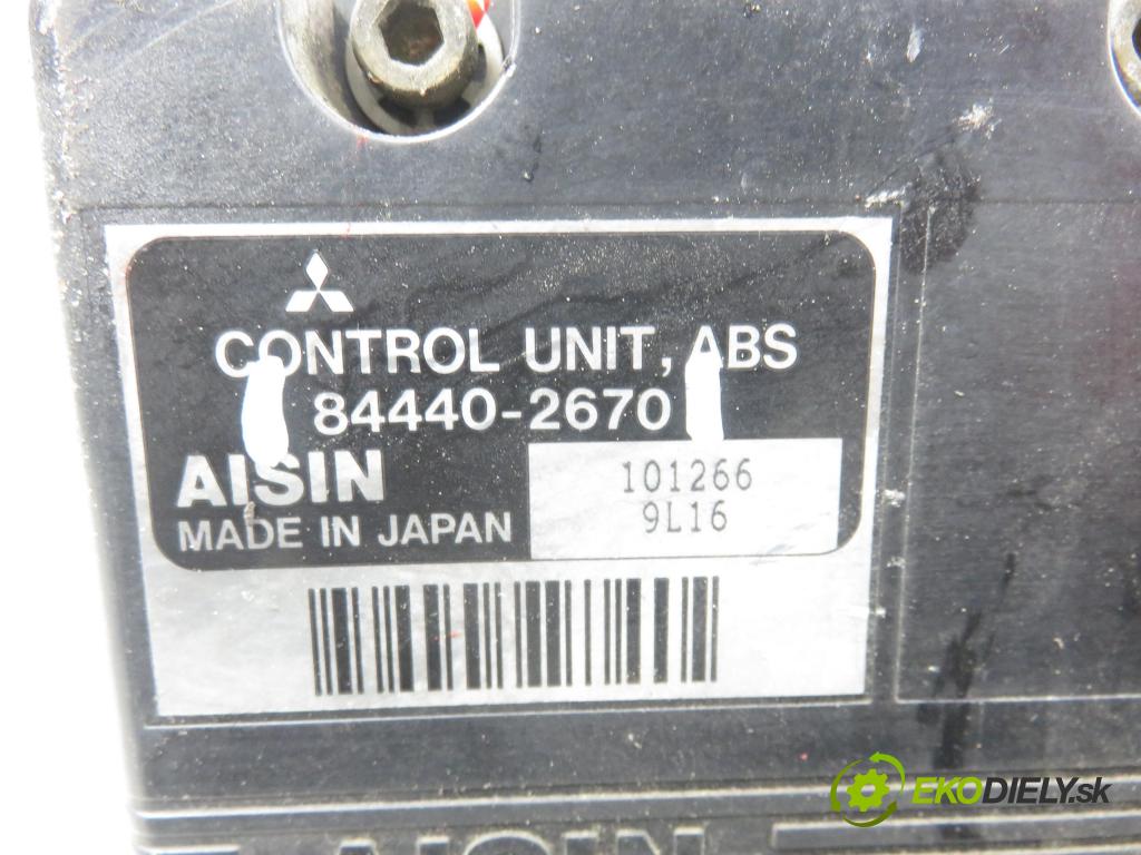 MITSUBISHI PAJERO PININ (H6_W, H7_W) TERENOWY 2000 88,00 1.8 GDI (H66W, H76W) - 4G93 (GDI) 1834,00 pumpa ABS 844402670 (Pumpa ABS)