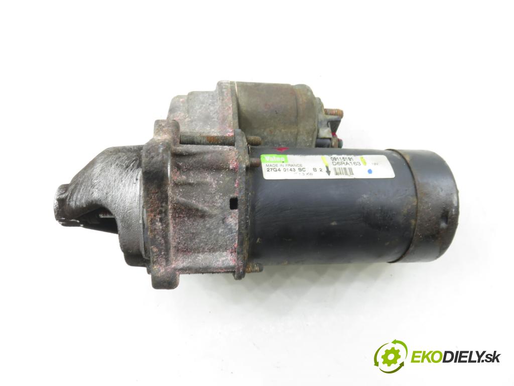OPEL ZAFIRA A Nadwozie Wielkopojemne (MPV) (T98)  MINIVAN 2004 74,00 1.6 16V - Z 16 XE 1598,00 startér 09115191 ; D6RA163 (Startér)