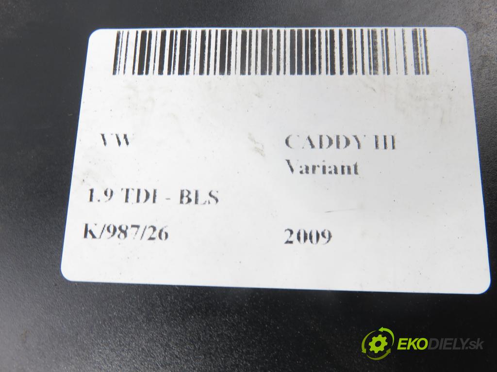 VW CADDY III Variant (2KB, 2KJ, 2CB, 2CJ) KOMBIVAN 2009 77,00 1.9 TDI PD 105 1896,00 řídící jednotka tažného oka 1K0907383E ; 5DS00999522