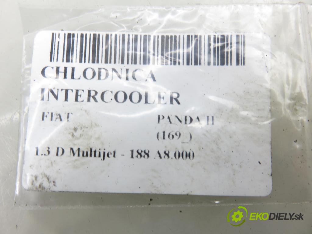 FIAT PANDA (169_) HB 2009 51,00 1.3 D Multijet - 188 A8.000 1248,00 chladič intercooler 468232590