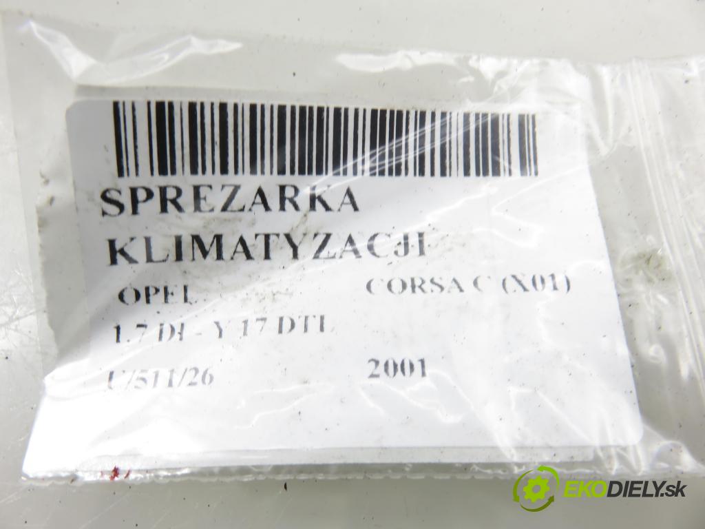OPEL CORSA C (X01) HB 2001 48,00 1.7 DI - Y 17 DTL 1686,00 KOMPRESOR: klimatizace 24421642 (Kompresor klimatizace)